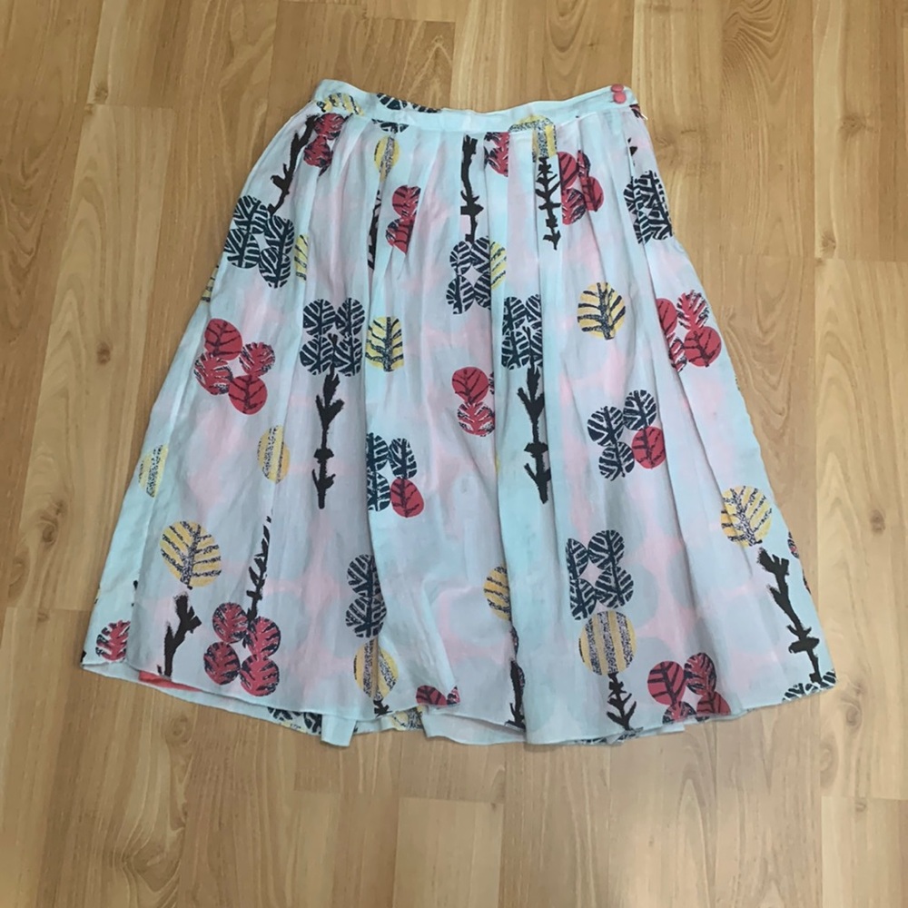 Nayked Tree Print Midi Skirt | Size S